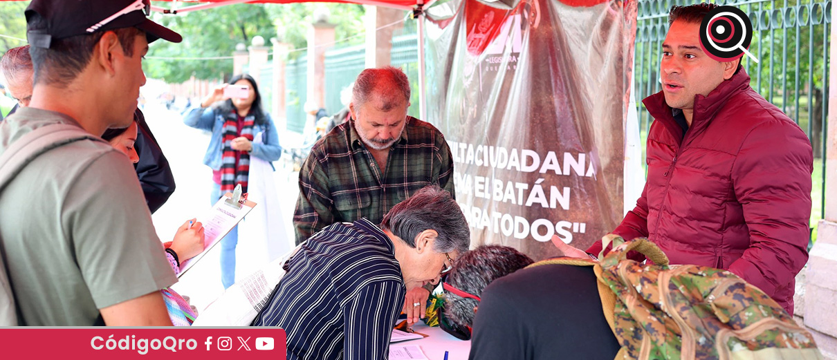 Morena llevó a cabo una consulta ciudadana sobre el Sistema Batán. Foto: Especial