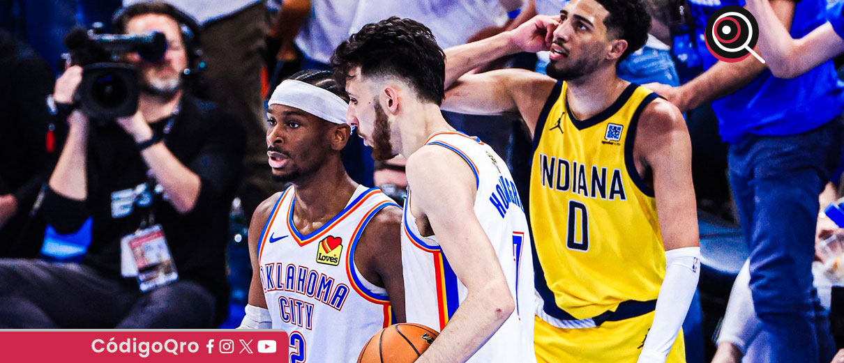 Tras el triunfo de este lunes por 120 a 109, el Oklahoma City Thunder puso la serie contra los Indiana Pacers en 3 a 2 / Foto: Agencia EFE