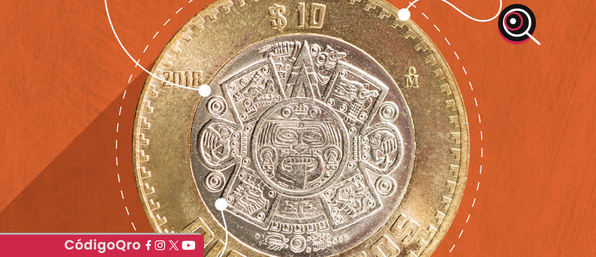 ¡Así serán las nuevas monedas de 10 pesos!