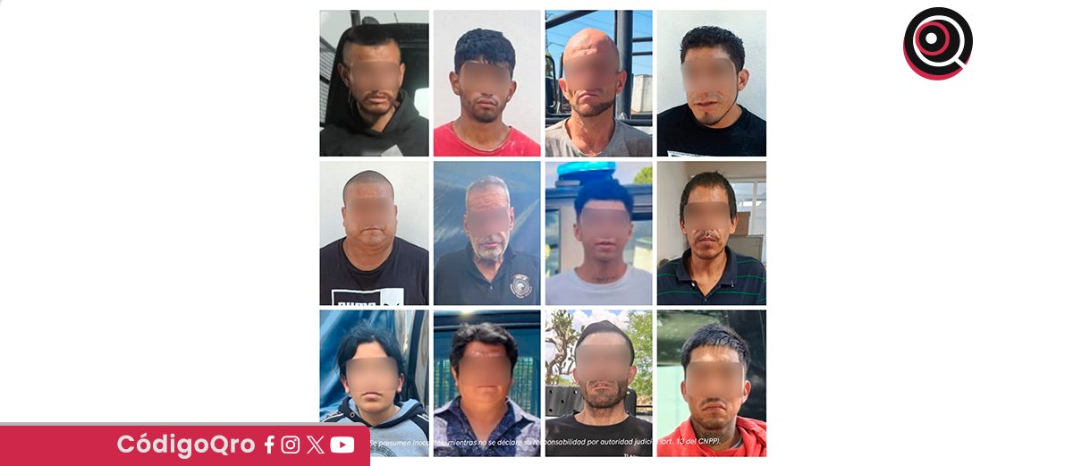 Poes, detiene, 12 personas, sustancias ilícitas,