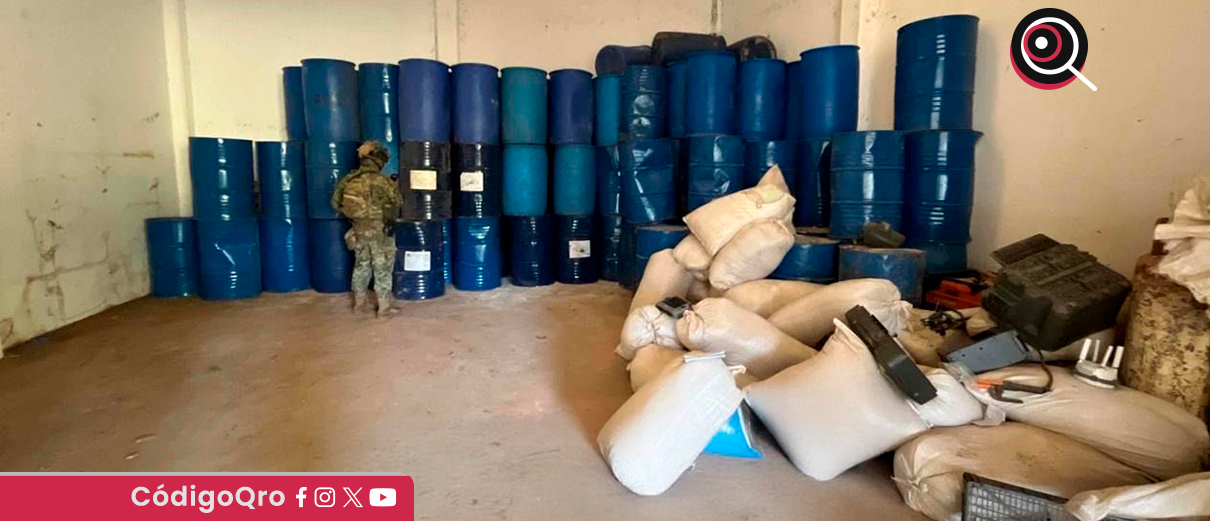 Decomisan 12 toneladas de sustancias tóxicas en Guerrero