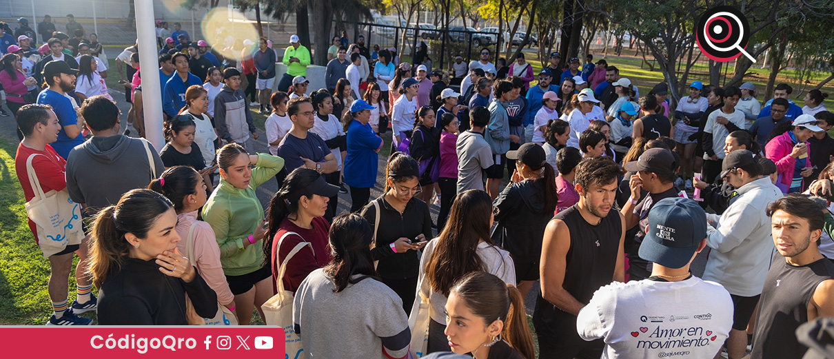 Más de 300 jóvenes participan en Social Run San Valentín 2026