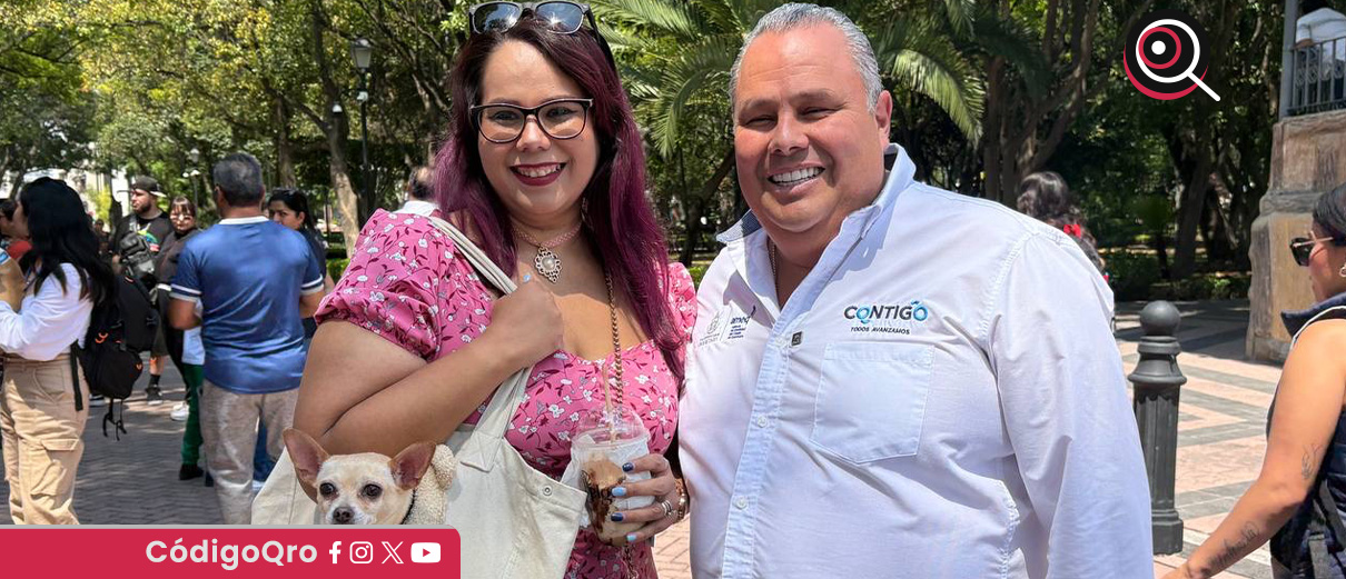 El titular de AMEQ, Gerardo Cuanalo, encabezó la jornada de registro del programaa PetFriendly de Qrobús