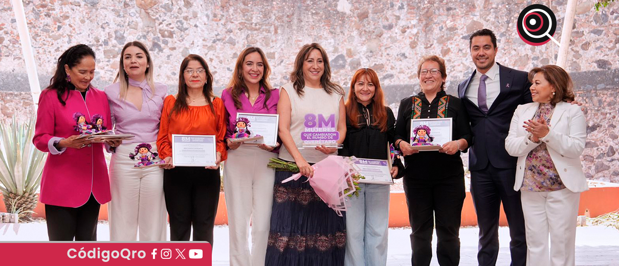 Premian a las 8 mujeres que cambiaron el destino de Querétaro