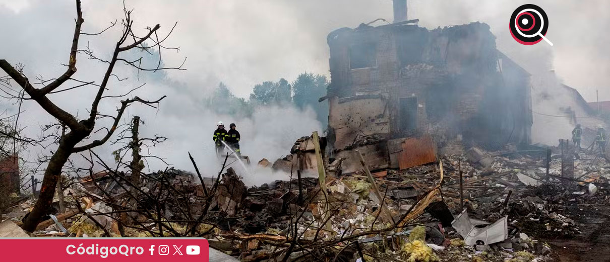 Según las fuerzas ucranianas, Rusia empleó 440 drones y 32 misiles en el ataque / Foto: Cortesía