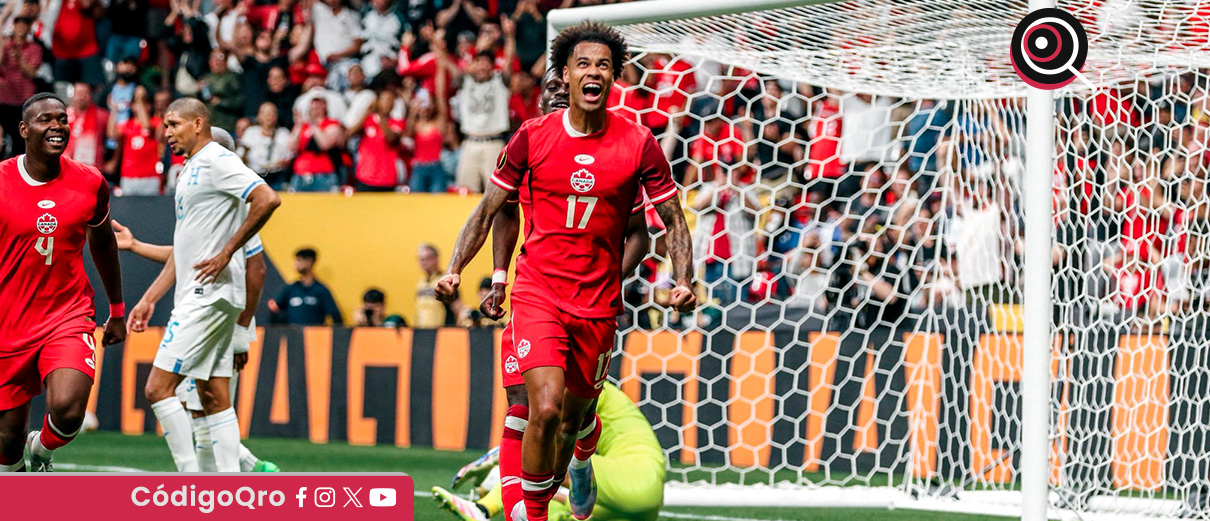 Canadá goleó 6-0 a Honduras en la fase de grupos de la Copa Oro. Foto: Especial