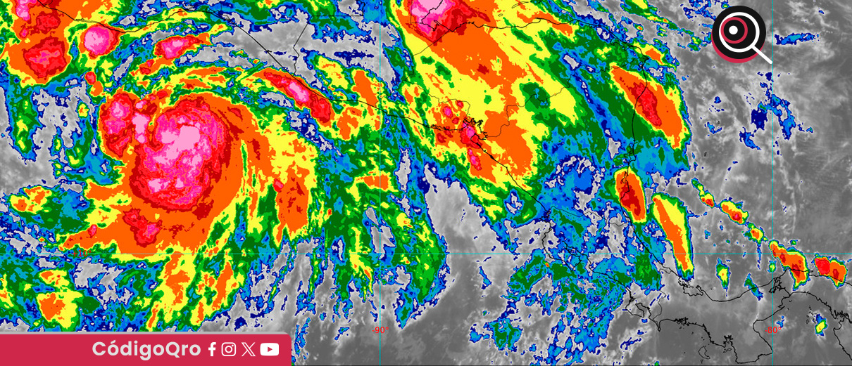 La tormenta tropical Erick ganará fuerza hasta convertirse en huracán. Foto: Especial