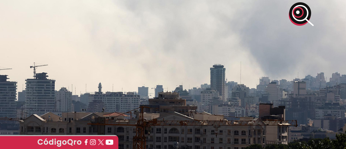 Israel sigue bombardeando la capital de Irán por sexto día consecutivo. Foto: Agencia EFE