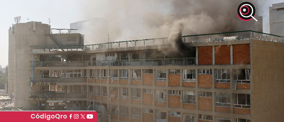 Irán atacó con un misil un hospital en el sur de Israel. Foto: Especial
