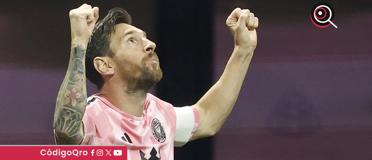 Lionel Messi anotó el gol de la victoria para el Inter Miami. Foto: Agencia EFE