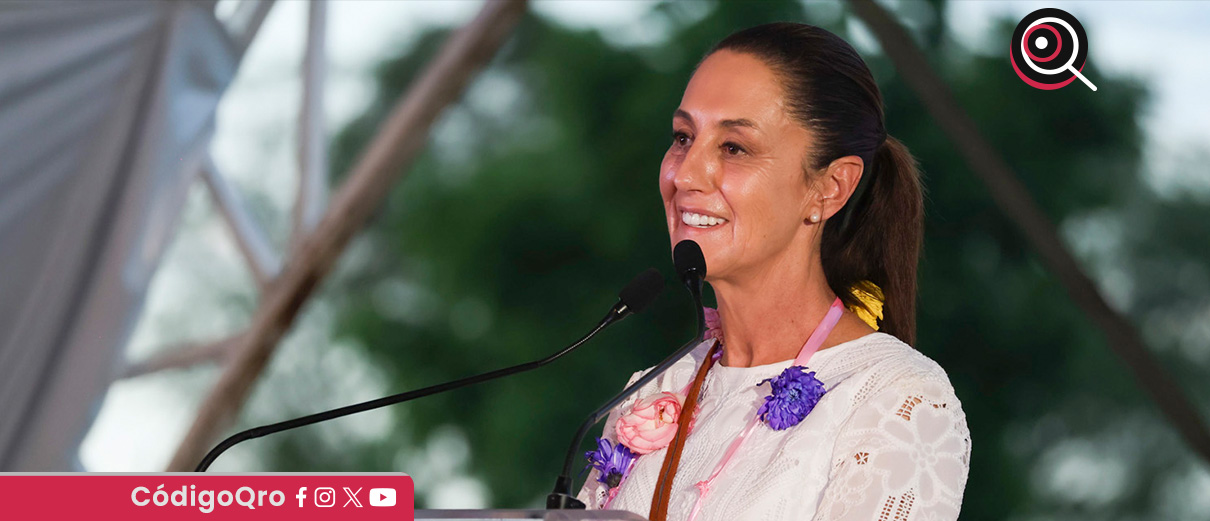 La presidenta de México, Claudia Sheinbaum, hizo un llamado a la paz en Oriente Próximo. Foto: Especial