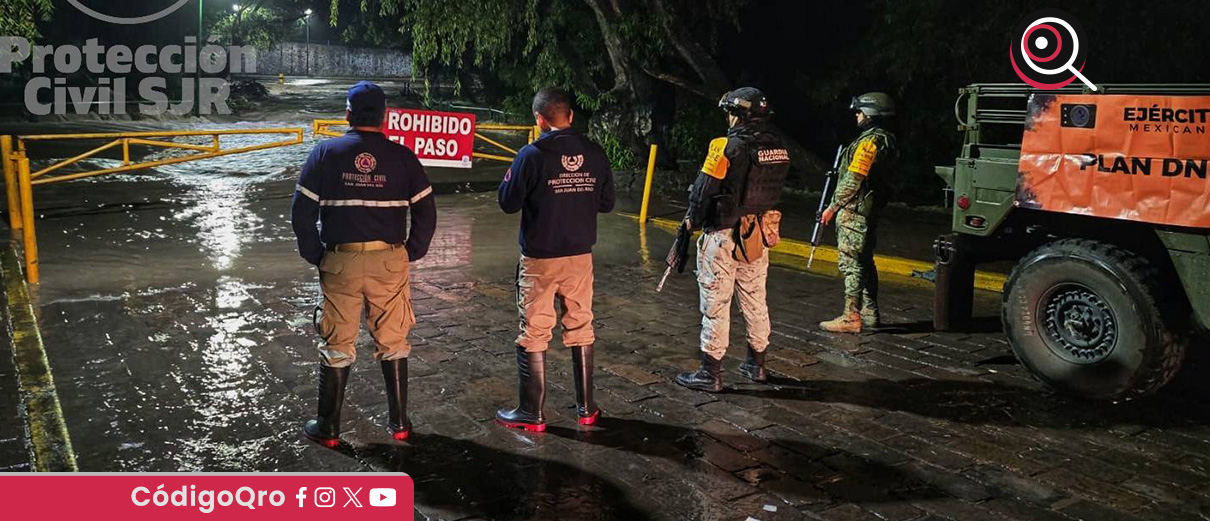 Monitorean el cauce del río San Juan para evitar situaciones de riesgo. Foto: Especial