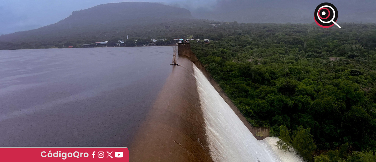 Nueve presas del estado de Querétaro están al 100 por ciento de su capacidad. Foto: Especial