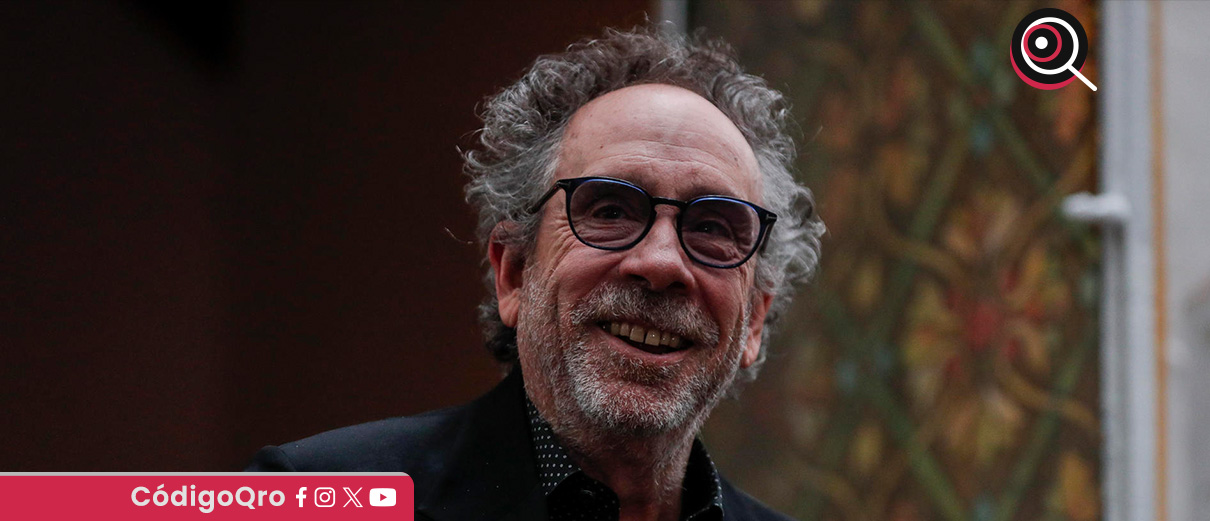 Tim Burton impartió una clase magistral para aficionados en México. Foto: Agencia EFE