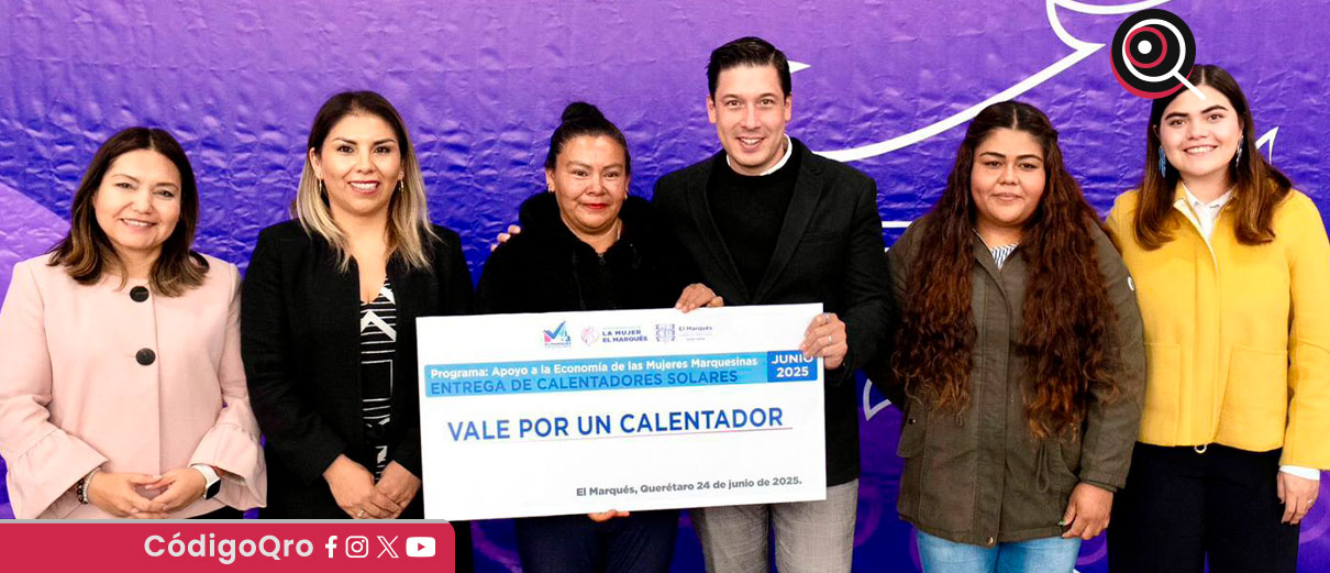 El Marqués entregó 160 calentadores solares a mujeres jefas de familia