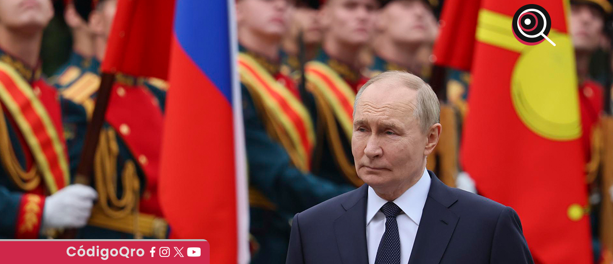 Sobre el presidente de Rusia, Vladímir Putin, pesa una orden de arresto de la Corte Penal Internacional. Foto: Agencia EFE