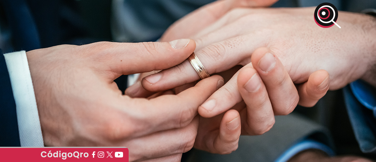 En 2023, el estado de Querétaro celebró 148 matrimonios igualitarios. Foto: Especial