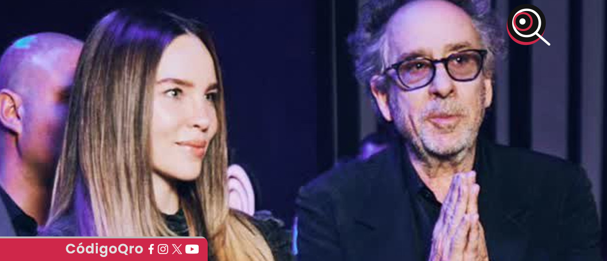 ¡Belinda presume momentos con Tim Burton!