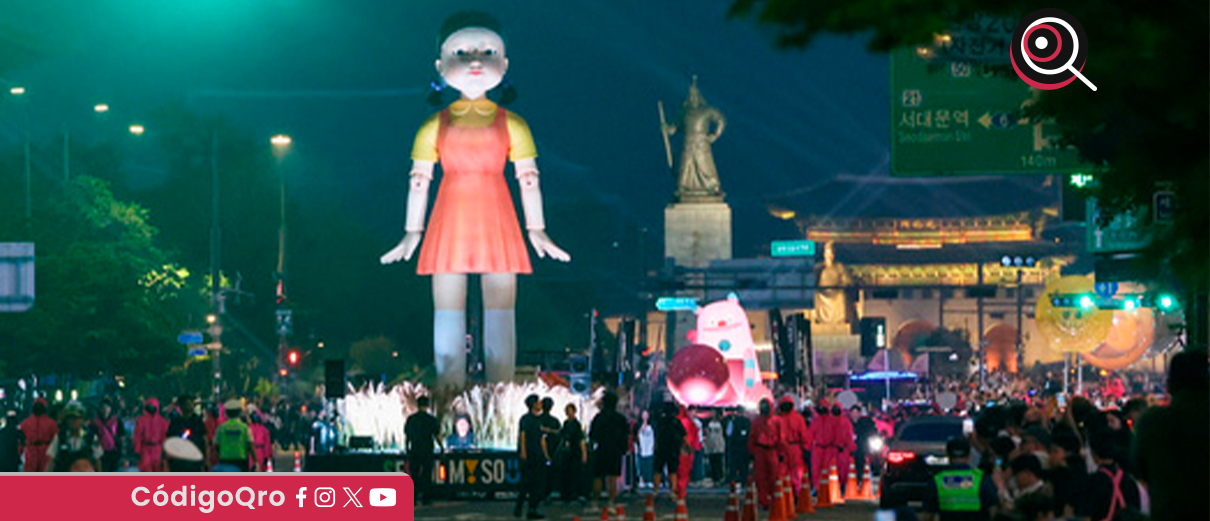 El juego del calamar, serie, desfile, Seúl,