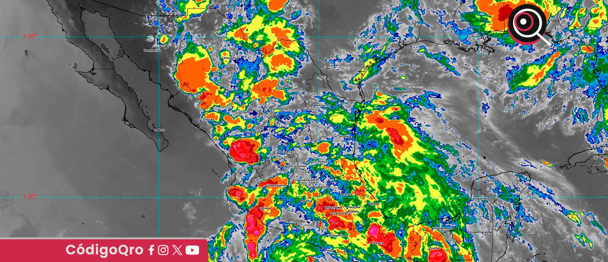 La tormenta tropical Flossie ganará fuerza y se convertirá en huracán. Foto: Especial