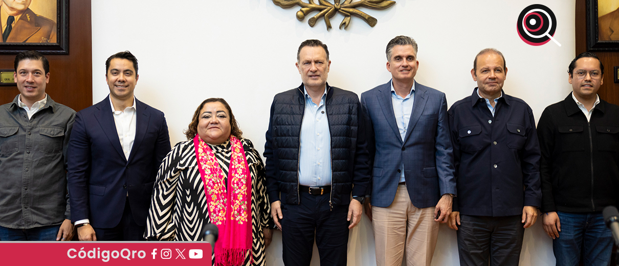 El gobernador Mauricio Kuri González anunció acciones  para sanear el río Querétaro. Foto: Especial