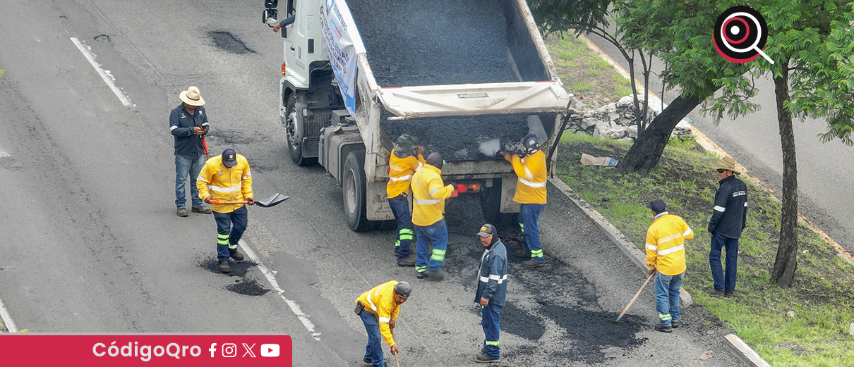 La CEI lleva a cabo labores de mantenimiento en Paseo de la República. Foto: Especial