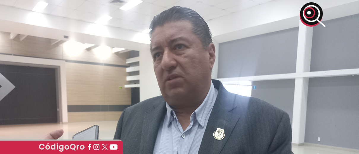 El presidente del CICQ, Pablo Talamantes Contreras, dijo que el gremio está dispuesto a colaborar en la rehabilitación del dren Peñuelas. Foto: Mónica Gordillo