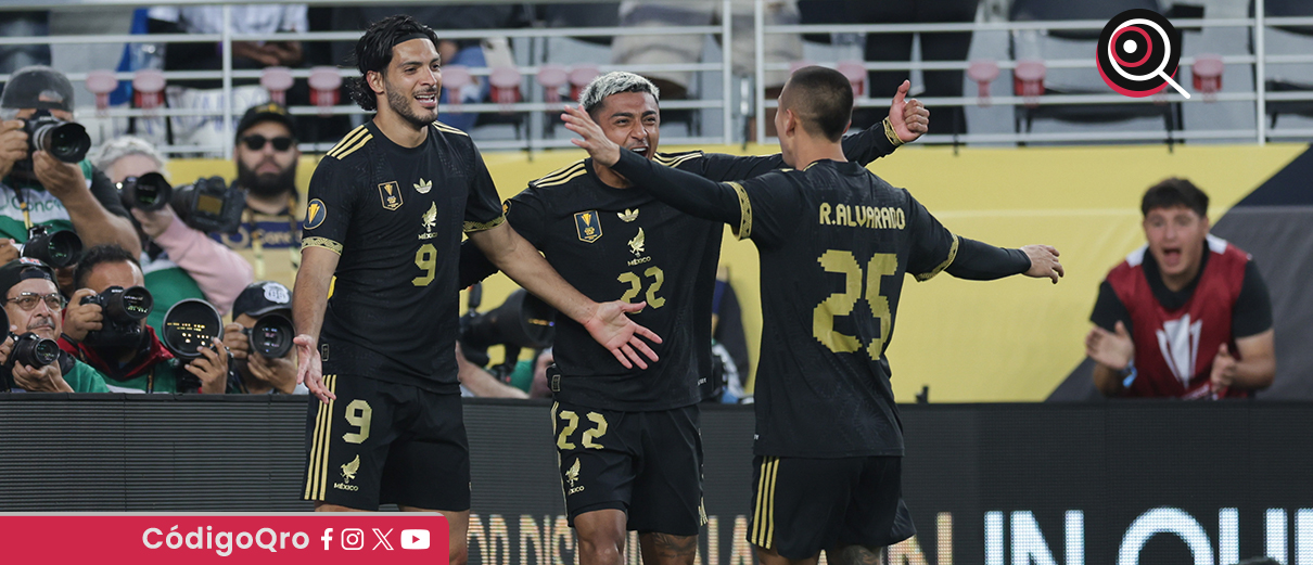 México venció a Honduras en las semifinales de la Copa Oro. Foto: Especial