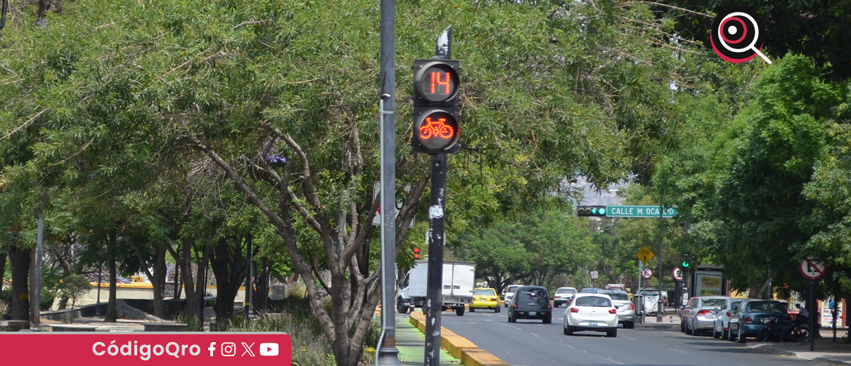 La Secretaría de Movilidad reportó que fueron restablecidos la totalidad de los semáforos afectados por fallas eléctricas / Foto: Cortesía