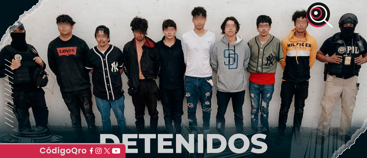 Detienen a 17 personas y aseguran 28 armas de fuego en Querétaro y Pedro Escobedo. Foto: Especial