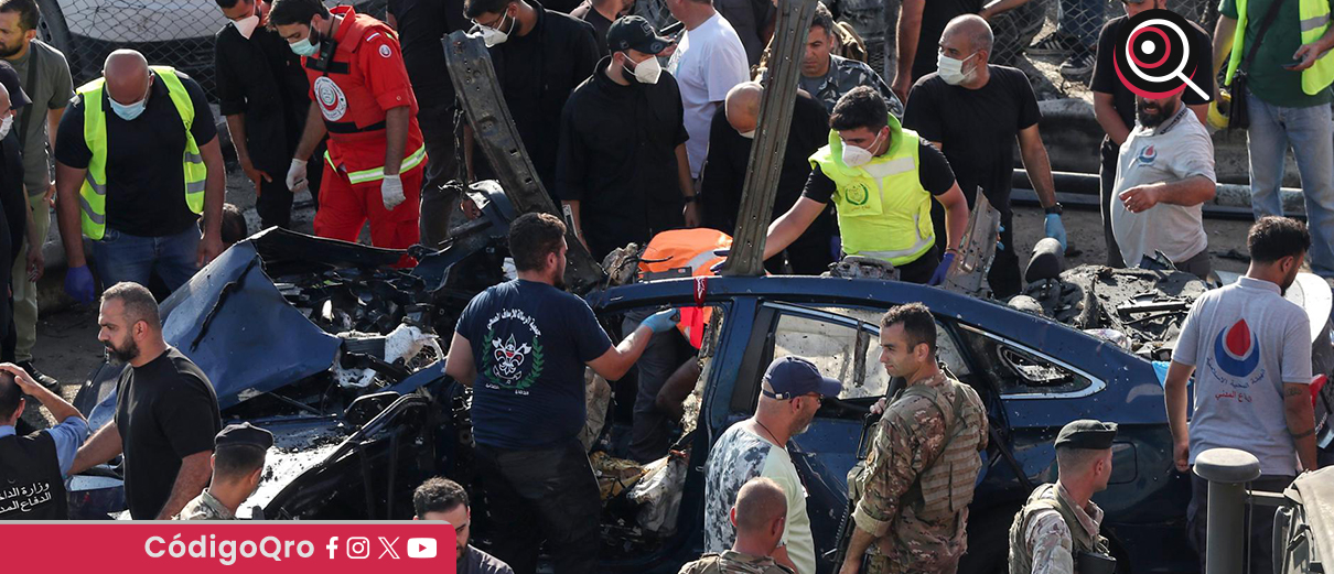 Israel lanzó ataques aéreos contra posiciones de Hizbulá en Líbano. Foto: Agencia EFE