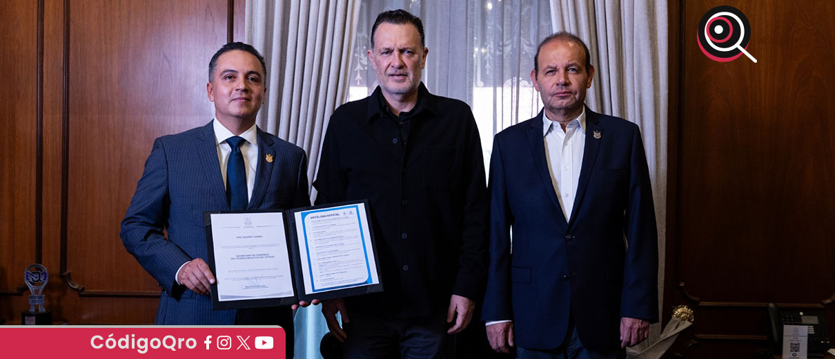Mauricio Kuri nombró a Eric Gudiño como nuevo secretario de Gobierno / Foto: Cortesía