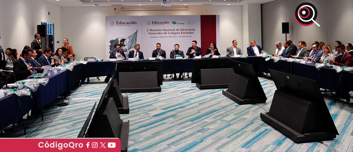Querétaro albergó la reunión nacional de directores generales del Conalep. Foto: Especial