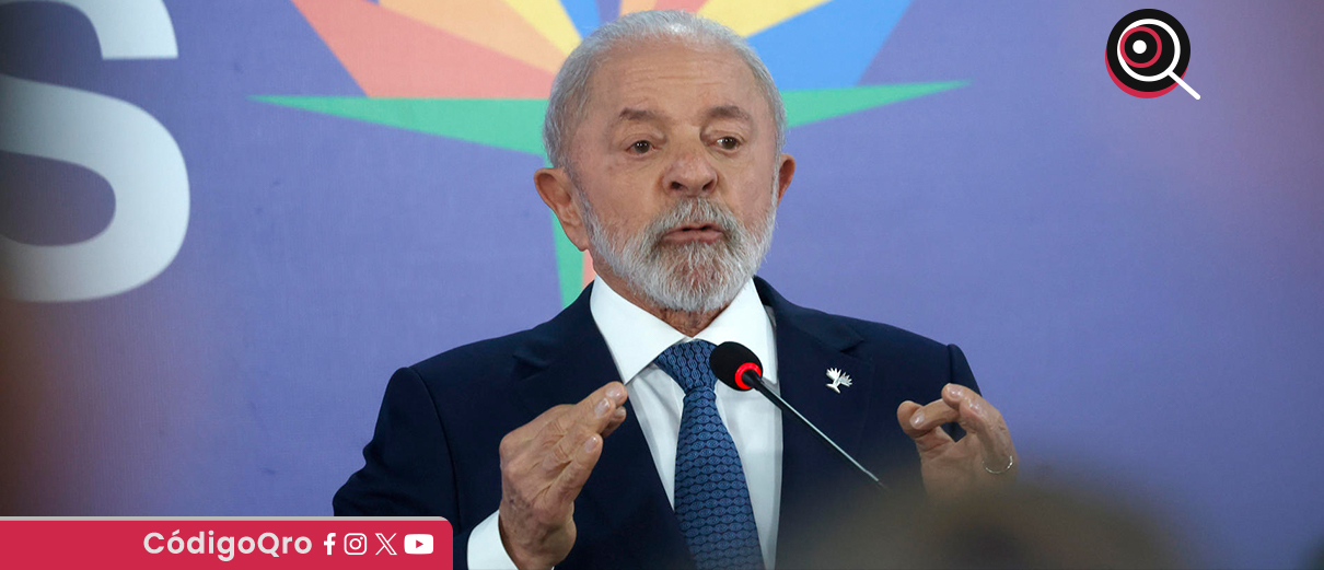 El presidente de Brasil, Luiz Inácio Lula da Silva, respondió a las amenazas de Trump contra los BRICS. Foto: Agencia EFE