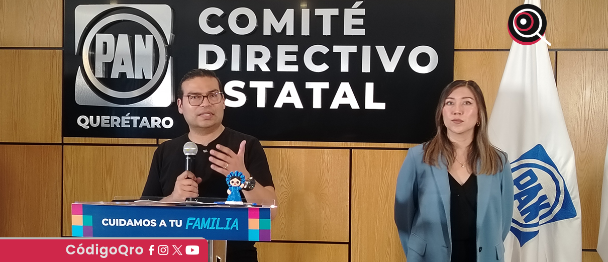 El líder estatal del PAN en Querétaro, Martín Arango, pidió no politizar la discusión sobre el Sistema Batán. Foto: Especial