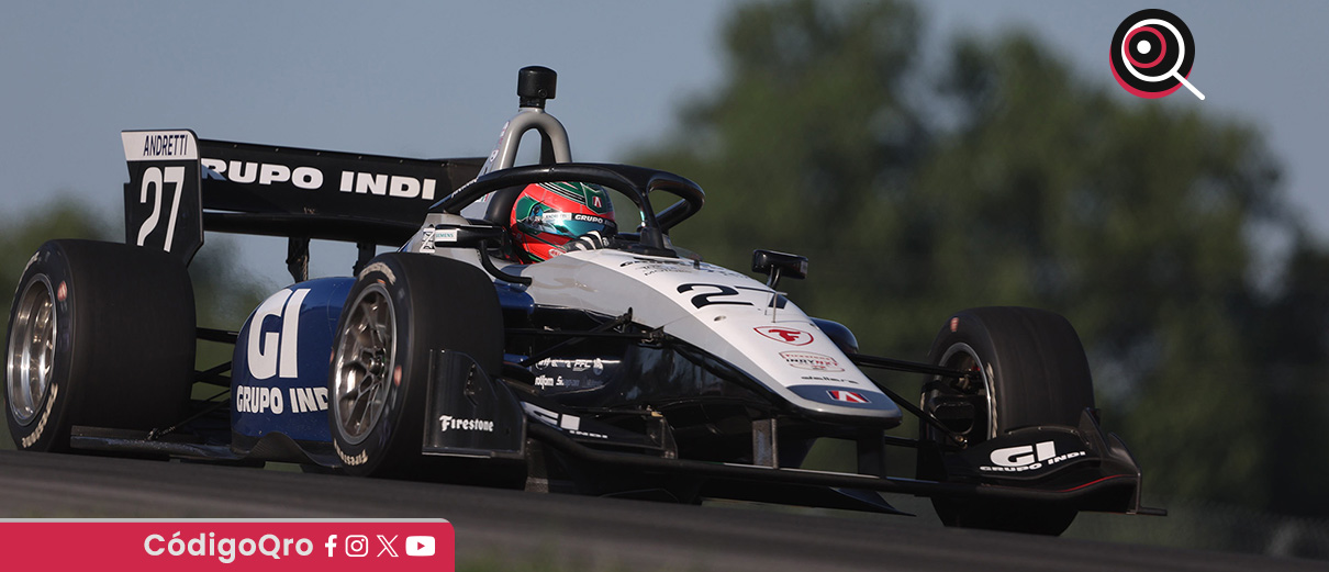 El piloto mexicano Salvador de Alba se quedó cerca del podio en Mid-Ohio Sports Car Course. Foto: Especial
