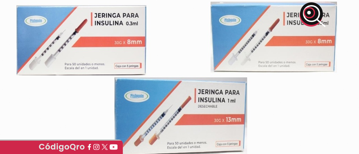 alerta sanitaria, comercialización ilegal, jeringa, insulina,