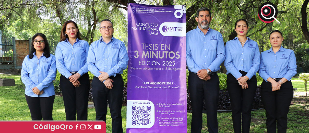 UAQ convoca a estudiantes de doctorado a participar en “Tesis en 3 Minutos” / Foto: Cortesía