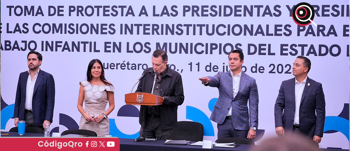 rinden protesta, comisiones, erradicar trabajo infantil,