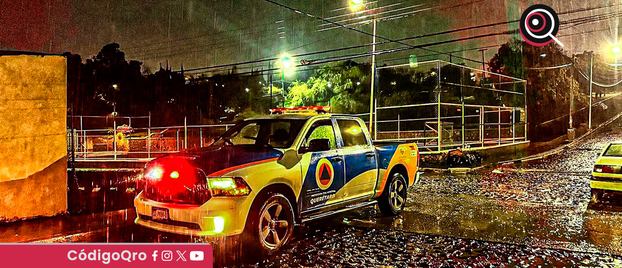 El Gobierno del Estado de Querétaro emitió la declaratoria de emergencia por la temporada de lluvias. Foto: Especial