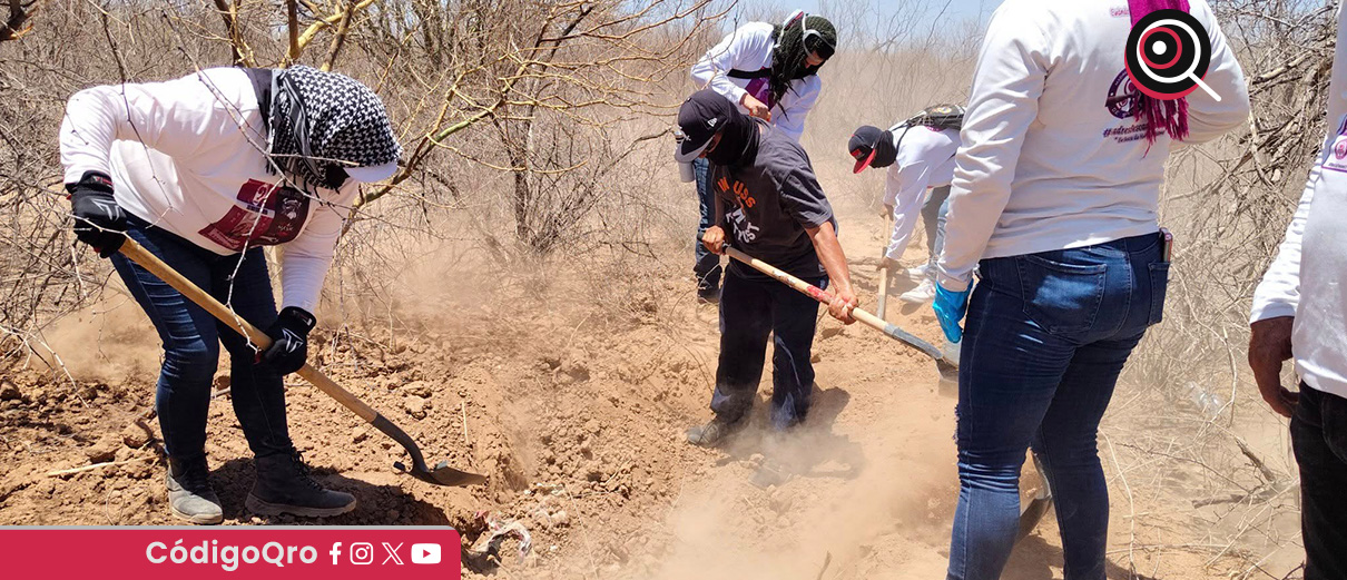 Madres buscadoras encuentran fosas clandestinas en Hermosillo, Sonora. Foto: Especial