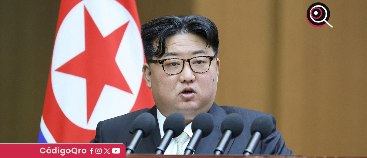 El líder supremo de Corea del Norte, Kim Jong-Un, recibió al canciller ruso en Pyongyang. Foto: Especial