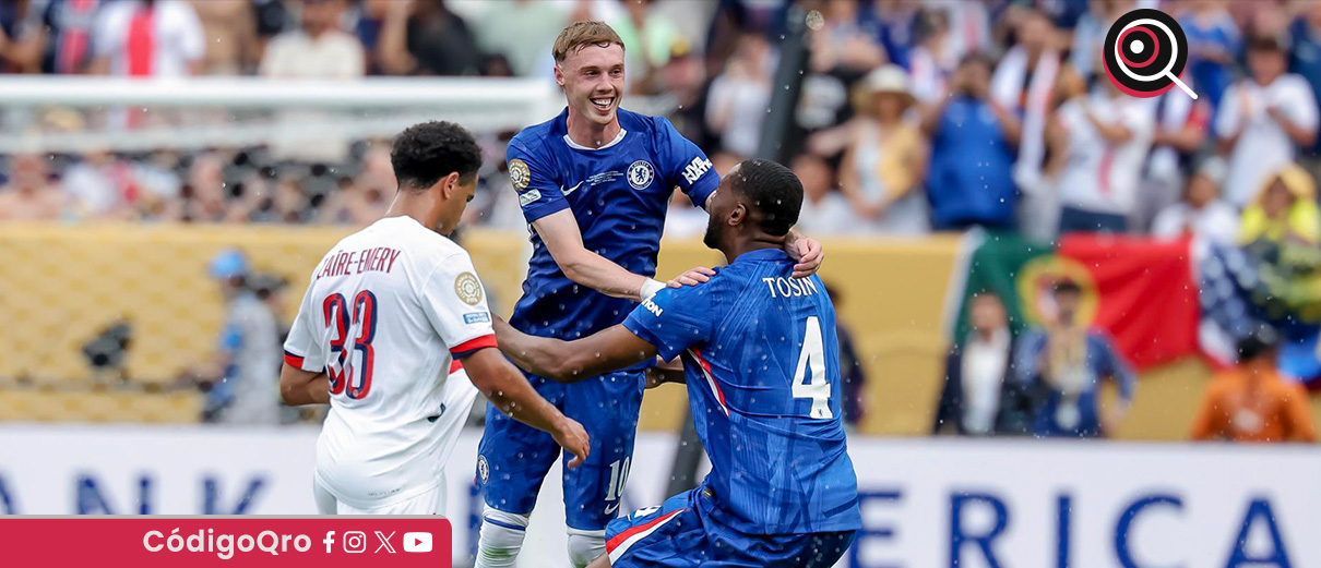 Cole Palmer marcó un doblete para el Chelsea en la gran final del Mundial de Clubes. Foto: Agencia EFE