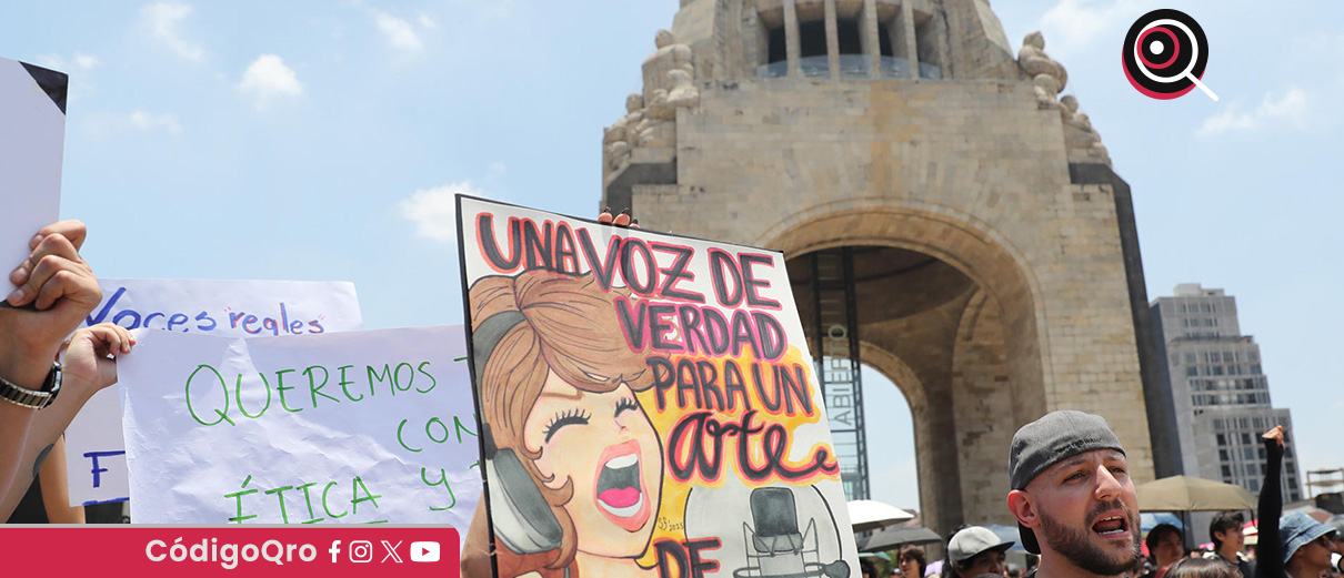 Artistas exigen proteger voces humanas de clonción con herramientas de IA. Foto: Agencia EFE