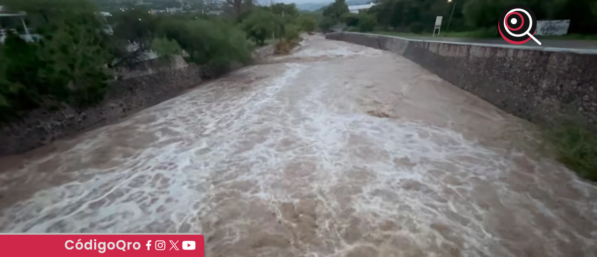 Un menor de edad murió al ser arrastrado por el río en el municipio de Tolimán. Foto: Especial