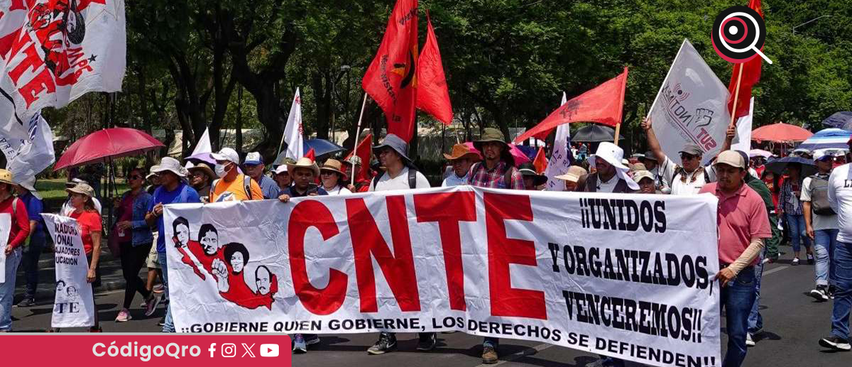 CNTE, movilización, jueves, CDMX,