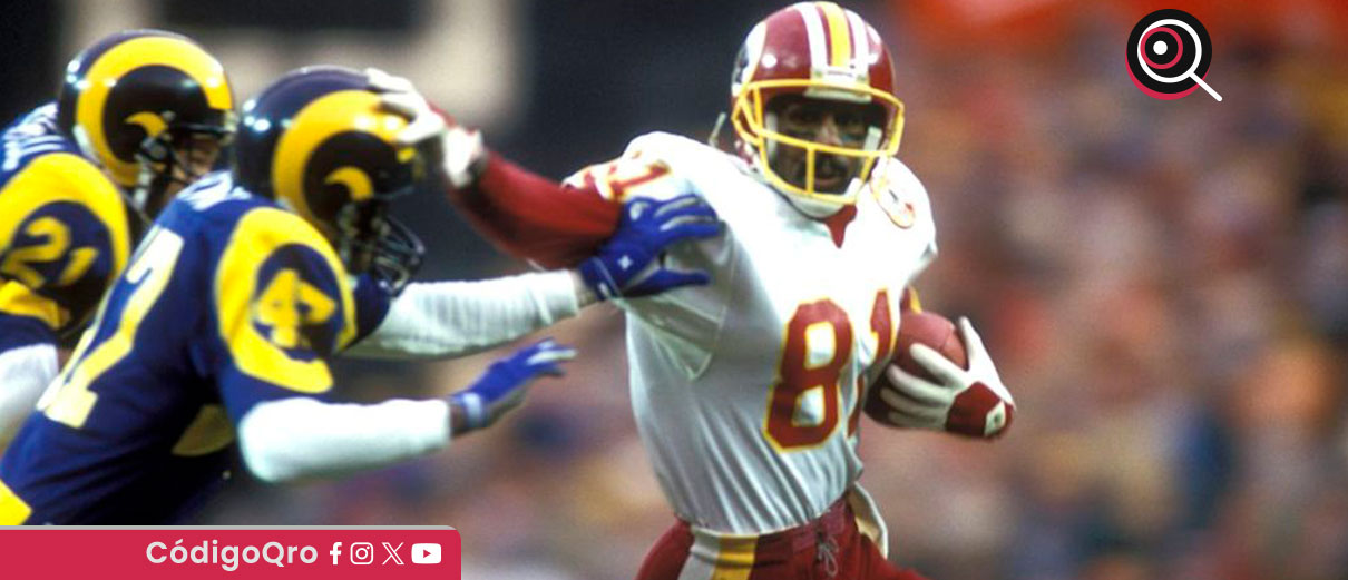 Monk, de 67 años, fue parte fundamental de los tres títulos de Super Bowl que Washington ganó en los años 80 y principios de los 90 / Foto: Cortesía