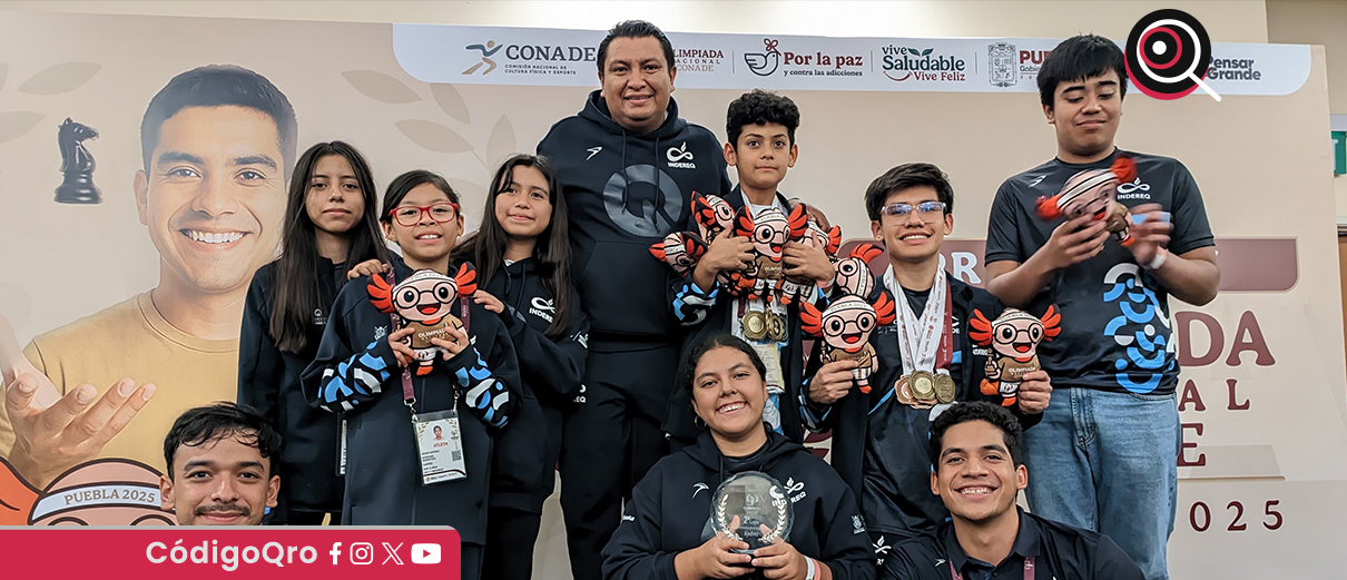 Ajedrecistas queretanos ganaron 10 medallas en la Olimpiada Nacional. Foto: Especial