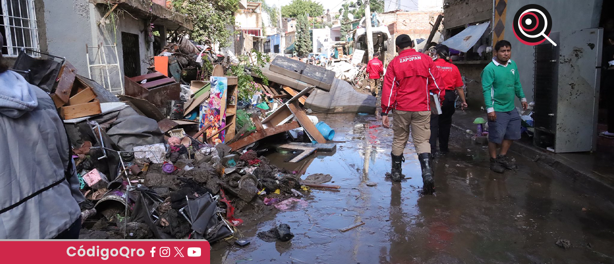 inundaciones, 140 casas y 30 autos afectados, Zapopan,