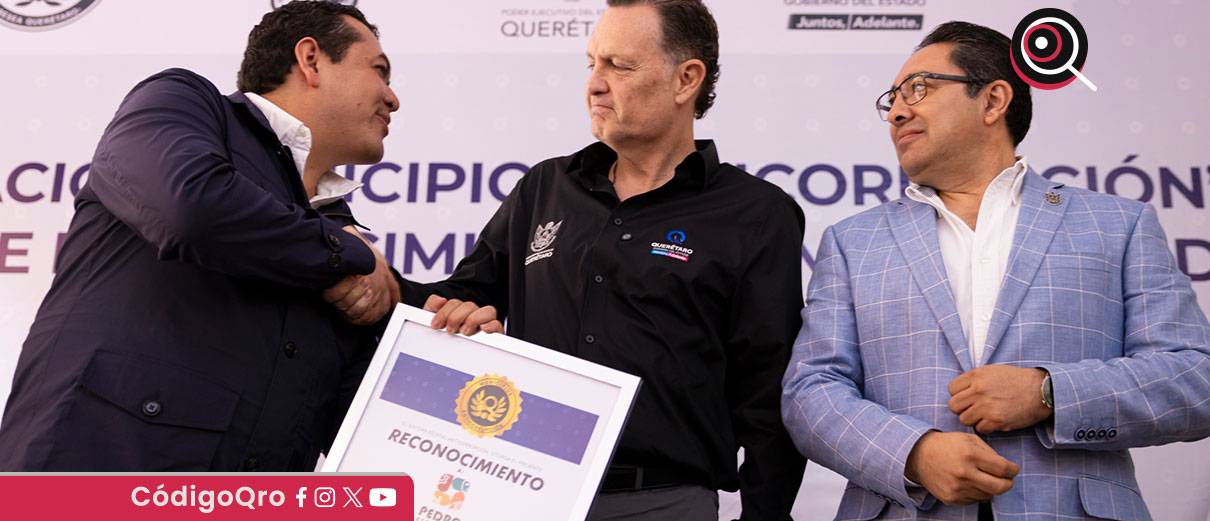 Pedro Escobedo se convierte en uno de los 18 municipios en todo México que implementan acciones concretas para fortalecer la ética pública y la rendición de cuentas / Foto: Cortesía